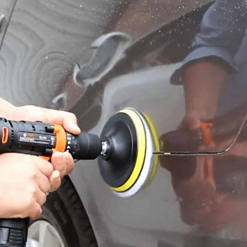 Komplet za poliranje od 4 inča od 100 mm Jastučić za poliranje Auto spužvasti disk Vuneni kotač Auto Paint Care Jastučići za poliranje Auto gadget