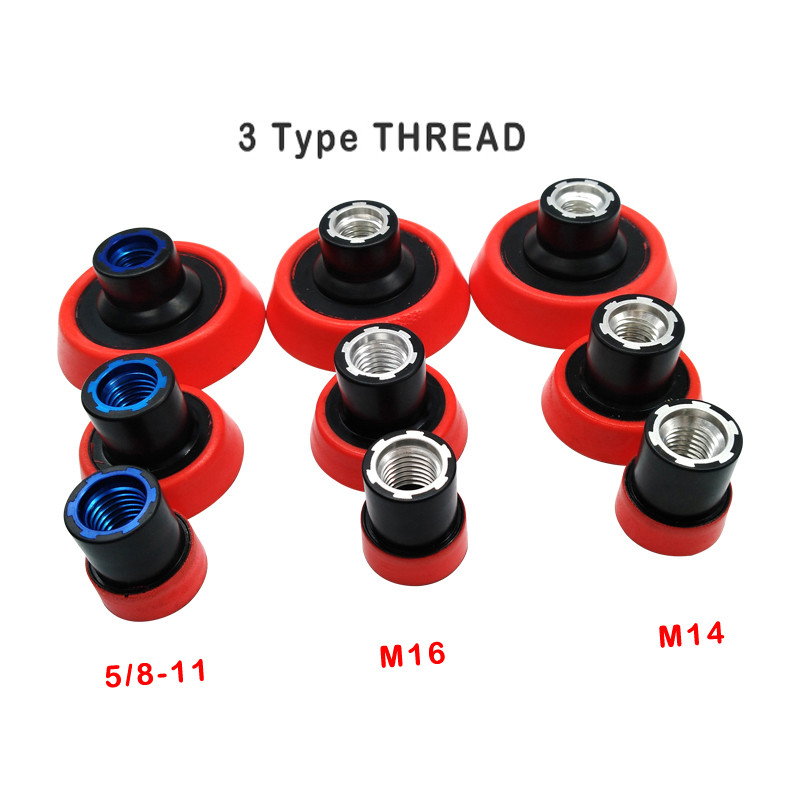 Poleerimisketta lihvimisalus MARFLO autodetailplaadi tugipadi M14 M16 5/8-11 keerme 1,2" 2" 3" 3 suurus ühes pakendis