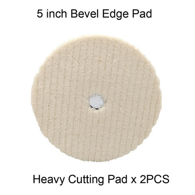 Tampă de lustruit din lână din Japonia HUTU de 5 inci, pentru lustruirea caroseriei, roată de lână pentru șlefuitor de mașini