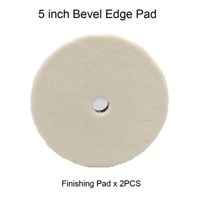 Tampă de lustruit din lână din Japonia HUTU de 5 inci, pentru lustruirea caroseriei, roată de lână pentru șlefuitor de mașini