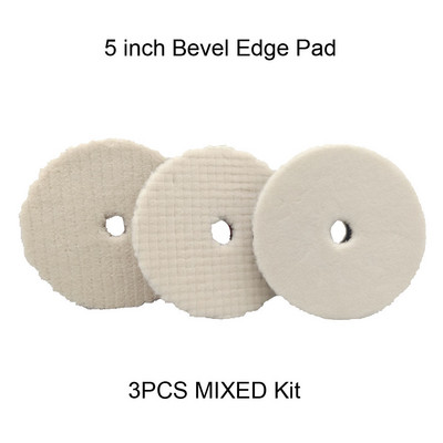 Tampă de lustruit din lână din Japonia HUTU de 5 inci, pentru lustruirea caroseriei, roată de lână pentru șlefuitor de mașini