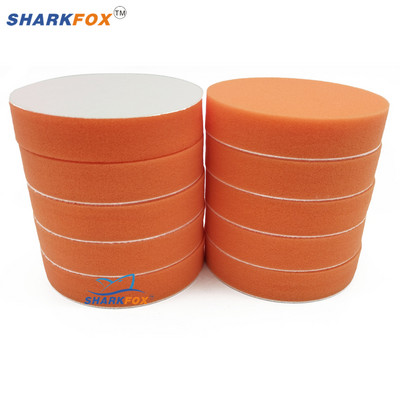 5"(125mm)6"(150mm) Tampoane de lustruit auto Burete de lustruire Lustruire cu ceară Kit de tampoane Instrument pentru polizor auto Tampon Set de îngrijire auto Portocaliu