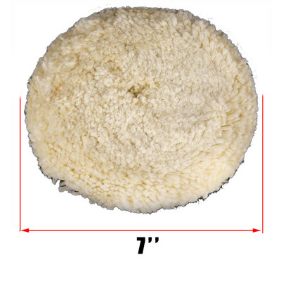 Tampoane de lustruit din lână Tampoane de lustruit Disc de lână de lustruit pentru mașină 5/6/7 inci Dispozitiv de lustruit cu ață de lână Roată Instrument de curățare a capacului farurilor de mașină