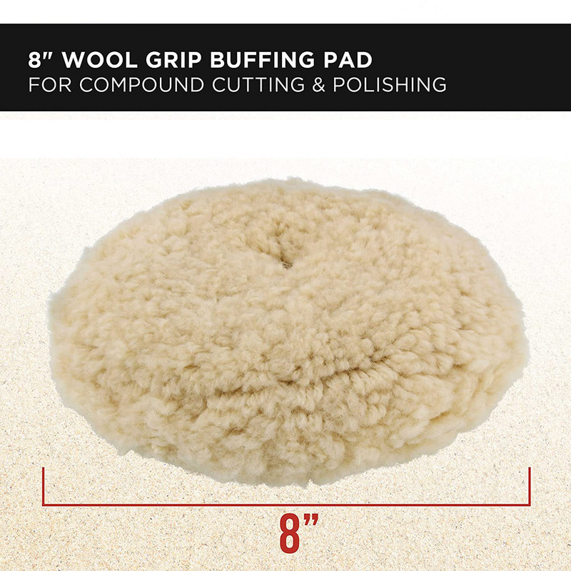 Tampoane de lustruit din lână Tampoane de lustruit Disc de lână de lustruit pentru mașină 5/6/7 inci Dispozitiv de lustruit cu ață de lână Roată Instrument de curățare a capacului farurilor de mașină