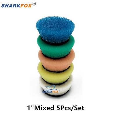 32 τεμ. 1 ιντσών 2 ιντσών 3 ιντσών Mini Buffing Pads Pads Kit Wool Pad Waxing Sponge Car Detail Polisher Pads