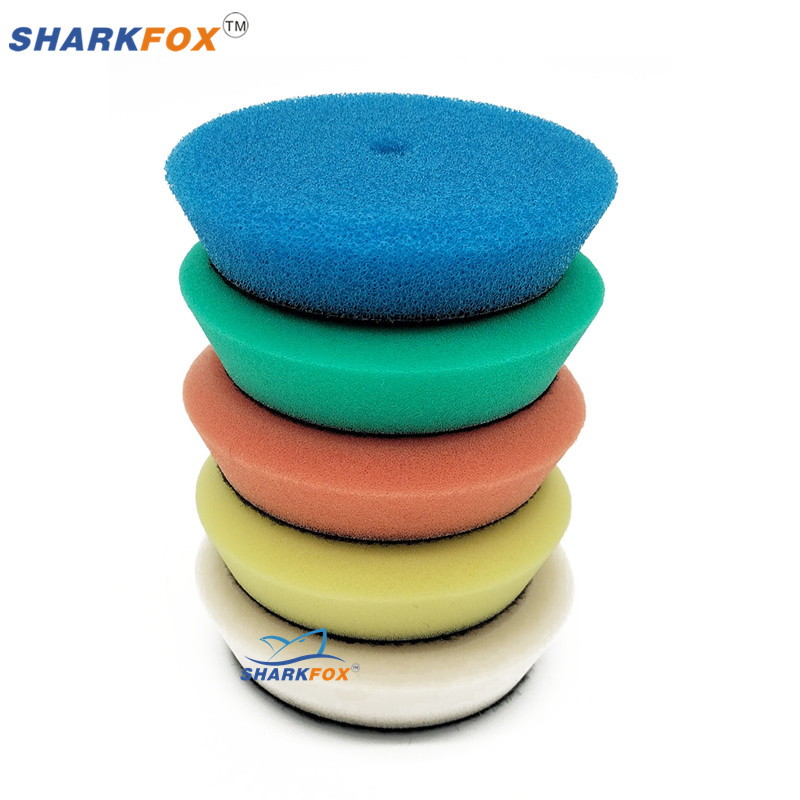 32 τεμ. 1 ιντσών 2 ιντσών 3 ιντσών Mini Buffing Pads Pads Kit Wool Pad Waxing Sponge Car Detail Polisher Pads