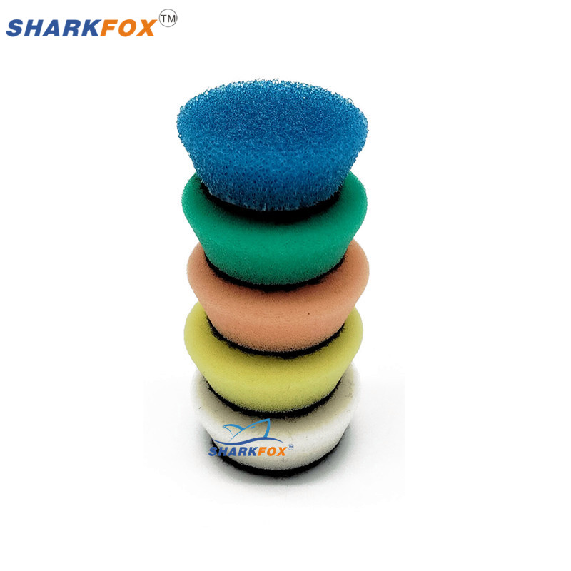 32 τεμ. 1 ιντσών 2 ιντσών 3 ιντσών Mini Buffing Pads Pads Kit Wool Pad Waxing Sponge Car Detail Polisher Pads