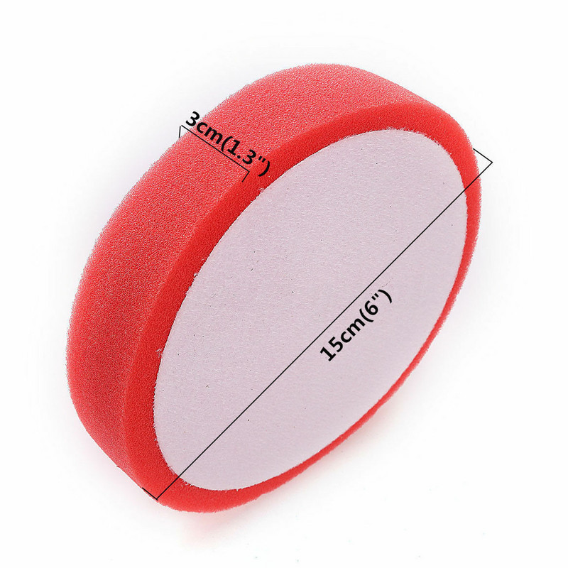 6-tolline 5 tk auto poleerimisketas auto poleerimiskäsna padjad vahtpadja puhverkomplekt poleerimismasina vahapadjad kriimustuste eemaldamiseks