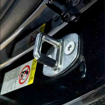 Универсален протектор за заключване на вратата на автомобила Противоударна лента Амортисьор Звукоизолационна подложка за багажник Противошумна буферна кабелна инсталация
