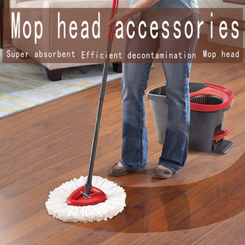 2/4 τεμάχια Microfiber Spin Mop Clean Refill Replacement Head for Vileda O-Cedar Easy Wring Mop Αυτοκίνητο Οικιακά Εργαλεία Καθαρισμού Σφουγγαρίστρα