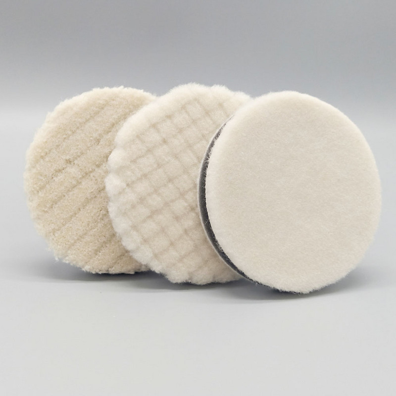 Tampă de lustruit din lână Japonia 3 inch 80 mm Tampă de detaliere profesională pentru șlefuitor auto