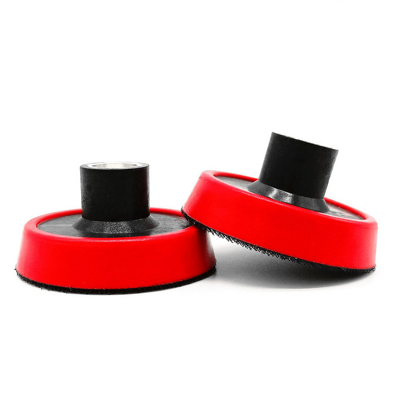 ΔΙΣΚΟΣ λείανσης μαλακών άκρων 1/2/3 ιντσών για περιστροφικό στιλβωτικό 25mm/50mm/75mm Αυτοκόλλητη πλάκα με γάντζο και βρόχο για γυαλόχαρτα M14 & 5/8