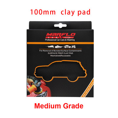 Magic Clay baari poleerimispadi, keskmine autode detailide käsn, auto poleerimistööriistad Marflo autopuhastusvaha aplikaatori värvihooldus