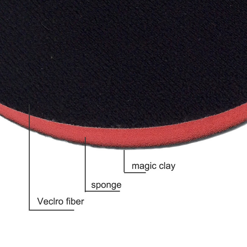 Magic Clay baari poleerimispadi, keskmine autode detailide käsn, auto poleerimistööriistad Marflo autopuhastusvaha aplikaatori värvihooldus