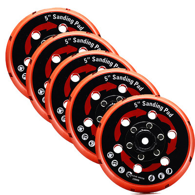 Placă de suport pentru lustruire de 5 inch 6 inch 125 mm 150 mm 6 găuri Disc Pad de șlefuit Placă din spate autoadeziv pentru polizor DA