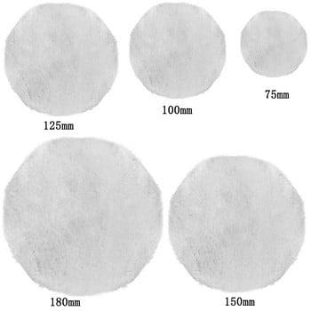Диск за полиране на мека имитирана вълна Полираща машина за кола маска Полираща подложка за кола Детайли на автомобила Автоматично почистване Инструменти за грижа 3/4/5/6/7 инча