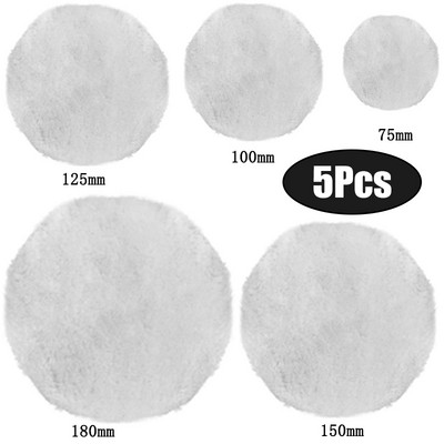 Pehme imiteeritud villa poleerimisketas auto vahatamispoleerija auto poleerimispadi autode detailide puhastamise hooldusvahendid 3/4/5/6/7 tolli