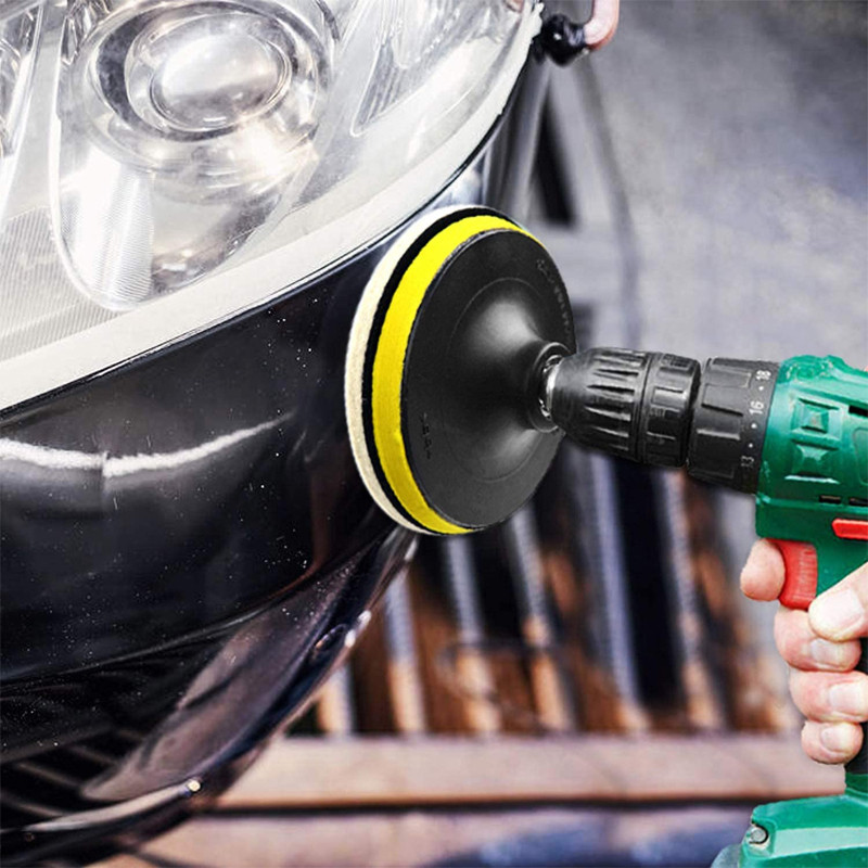 Pehme imiteeritud villa poleerimisketas auto vahatamispoleerija auto poleerimispadi autode detailide puhastamise hooldusvahendid 3/4/5/6/7 tolli