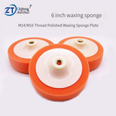 1 tk Kruviauguga integreeritud käsnratas M14 16 auguga käsnpalli vaha käsnketas auto vaha poleerimismasinale