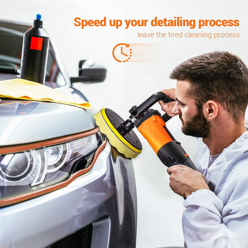 3 5 6 7 inch Burete de lustruit pentru mașină Tampoane de ceară Kit de lustruit pentru barcă Auto Lustruit Tampon de foraj Lustruirea roților Îndepărtează zgârieturile