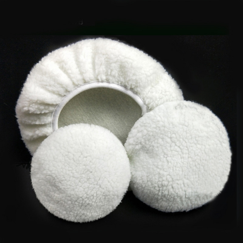 Κάλυμμα μαλακό μαλλί για 5-6" 7-8" 9-10 ιντσών Φροντίδα βαφής σκάφους Στιλβωτικό Τρυπάνι Γυαλίσματος Τροχού που αφαιρεί τις γρατσουνιές