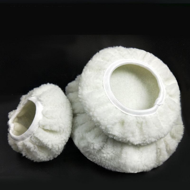 Κάλυμμα μαλακό μαλλί για 5-6" 7-8" 9-10 ιντσών Φροντίδα βαφής σκάφους Στιλβωτικό Τρυπάνι Γυαλίσματος Τροχού που αφαιρεί τις γρατσουνιές