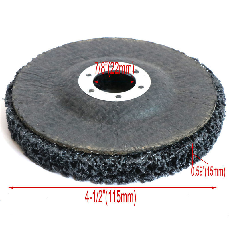 100/115/125mm polüetüleenkettaga abrasiivne rattavärv roostepuhastusvahend lihvkettad mootorratastele Vastupidav nurklihvija auto