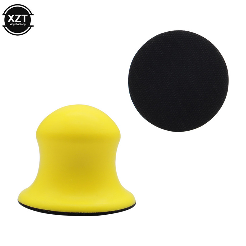 Bloc de șlefuit manual Tampoane de șlefuit de rezervă pentru șmirghel Suport pentru discuri de șlefuit pentru prelucrarea lemnului Lustruire manuală cu cârlig