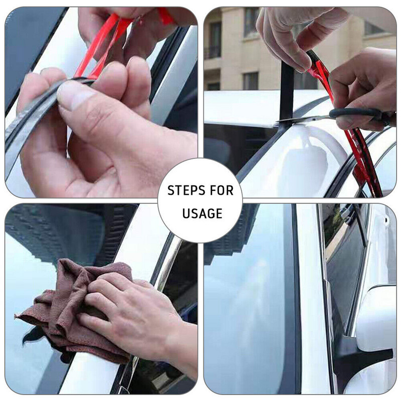 Guminiai automobilių sandarikliai kraštų sandarinimo juostelės auto stogo priekinis stiklas automobilio sandariklis apsauginė juostelė langų sandarikliai triukšmo izoliacija garso izoliacija