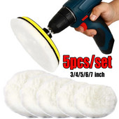 3/4/5/6/7 tolline universaalne autopoleerimispadi, pehme imiteeritud villane poleerimisketas, kere vahatamine, poleerimisratas, automaatne puhastus, hooldustööriistad