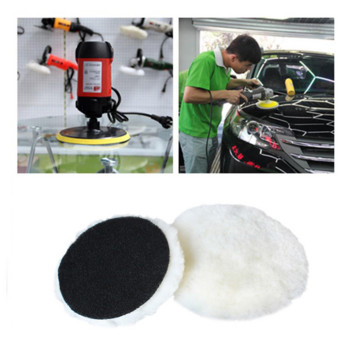 3/4/5/6/7 InchUniversal Car Polish Pad Мека имитирана вълна Полиращ диск Body Waxing Buffing Wheel Auto Cleaning Care Tools