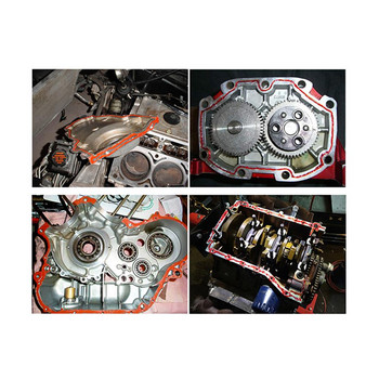 Оригинално 100g силно лепило лепило високотемпературен уплътнител RTV червено крепежно лепило за автомобилен двигател Инструменти за ремонт на уплътнение на пролуката Почистване