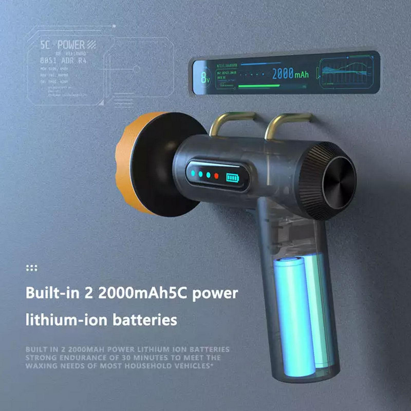 Autopoleerimismasin Juhtmeta elektriline poleerimisvahatööriist Reguleeritava kiirusega koduautode digitaalse ekraani tihendusvahamismasin