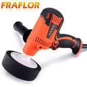 Slefuitor de mașină electric, cu 6 viteze, 800 W, 900-3500 rpm, mașină de lustruit mobilă, cu ceară, cu viteză reglabilă, instrument de lustruit înclinat cu burete