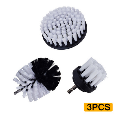 Elektriline puurharja komplekt Universaalne puhastusvahend autorehvide puhastustööriistad köögi jaoks vannitoa plaatide ümmargused plastikust puhastusharjad