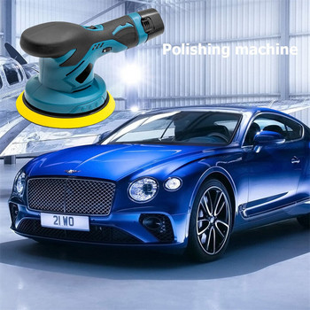 Cordless car Polisher Multi-function Electric Rotary Polish Machine 5000rpm 6 Variable Speed Scratches Repair Waxing Tools
