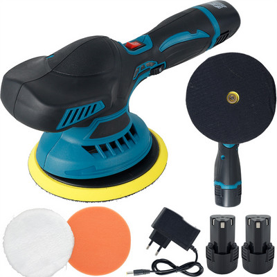 Cordless Car Polisher Multi-functional Electric Rotary Polishing Machine 5000rpm 6 Variable Speed Scratches Repair Waxing Tools