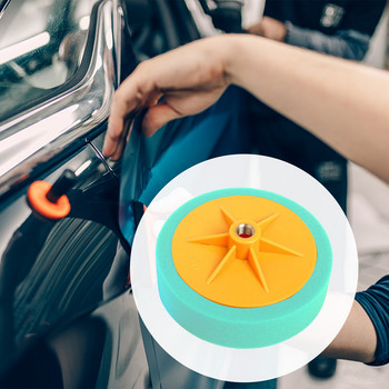 Δίσκοι λείανσης 6 ιντσών SPTA κυψελωτός δίσκος τροχού σφουγγαριού Γρήγορη αλλαγή Μαλακός αφρός Στίλβωση Στίλβωση κερί Buffering Pack for Car Buffer
