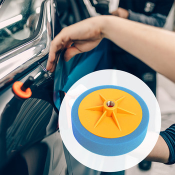 Шлифовъчни дискове 6-инчов SPTA Honeycomb Sponge Wheel Disc Quick Change Мека пяна Полираща Восъчна буферна подложка за автомобилен буфер