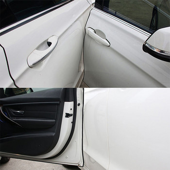 5M облицовка на ръба на вратата на автомобила Гумена уплътнителна лента Протектор от надраскване Прозрачен