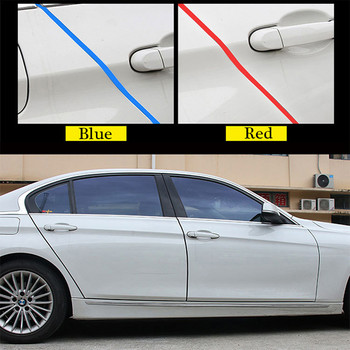 5M облицовка на ръба на вратата на автомобила Гумена уплътнителна лента Протектор от надраскване Прозрачен