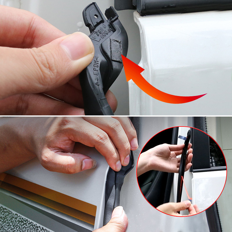 2008-2021 Toyota Land Cruiser 200 Prado 150 ukse B-piilari kummist tihendusriba LC150 LC200 välise modifitseerimise tarvikud