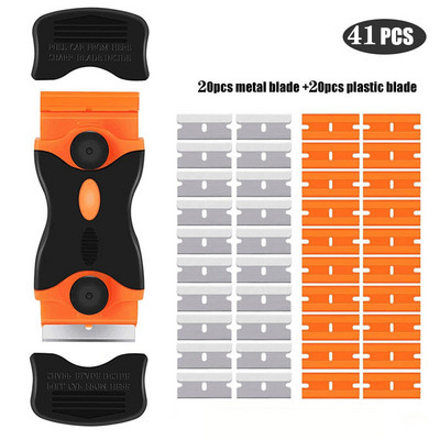 Kahepoolne kaabits plastikust käepideme teraga, kaasaskantav ja vahetatav multifunktsionaalne kahepoolne kaabits