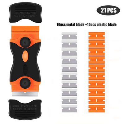 Kahepoolne kaabits plastikust käepideme teraga, kaasaskantav ja vahetatav multifunktsionaalne kahepoolne kaabits