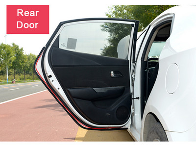 1 par ažuriranja automobila Bešavne integrirane brtvene trake za prednja stražnja vrata Obrub Zapečaćene letvice Zvučno izolirane Otporne na prašinu