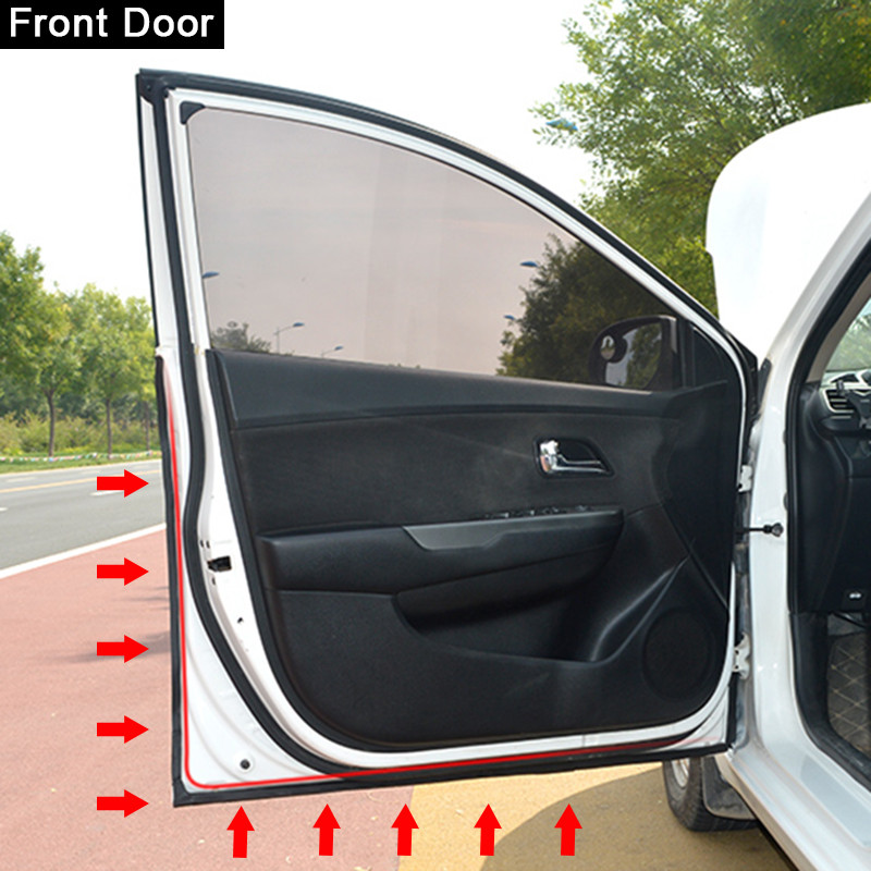 1 par ažuriranja automobila Bešavne integrirane brtvene trake za prednja stražnja vrata Obrub Zapečaćene letvice Zvučno izolirane Otporne na prašinu