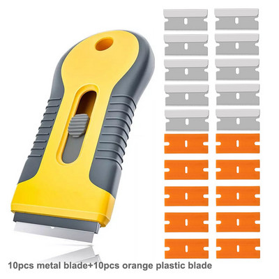 10/20 buc Lame de ras Nuanță Wrap Lipici Dispozitiv de îndepărtare a racletei Curățător din sticlă ceramică pentru geamuri de mașină Viny Film Autocolant Curățare racletă de ras