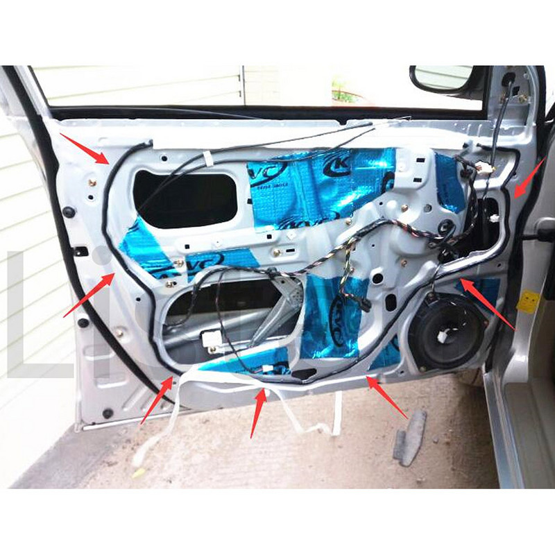 Automobilių priedai 4 m butilo gumos klijai priekinių žibintų sandariklis Patobulinti Paslėpti priekiniai žibintai Galiniai žibintai Skydas klijavimo juostos Automobilio durelių sandariklis