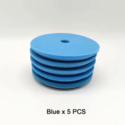 HUTU 5 ιντσών Buffing Pad Auto Car Polishing Wheel Kit Buffer Στίλβωση αυτοκινήτου Λεπτά επίπεδα στιλβωτικά μαξιλάρια αφρού για στιλβωτικό DA/RO