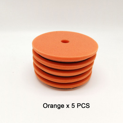 HUTU 5 ιντσών Buffing Pad Auto Car Polishing Wheel Kit Buffer Στίλβωση αυτοκινήτου Λεπτά επίπεδα στιλβωτικά μαξιλάρια αφρού για στιλβωτικό DA/RO